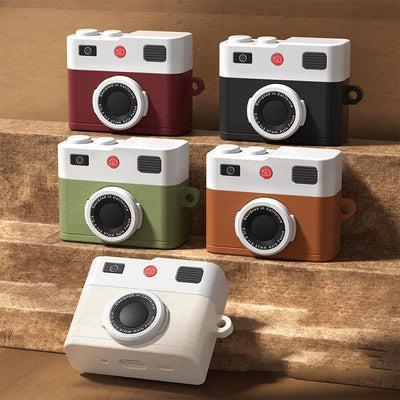 Camera Style Silicone AirPods Case