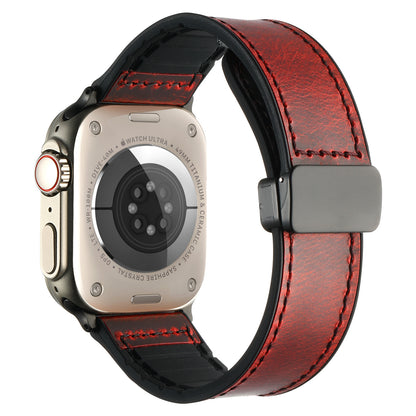 Silicone Magnetic Leather Strap