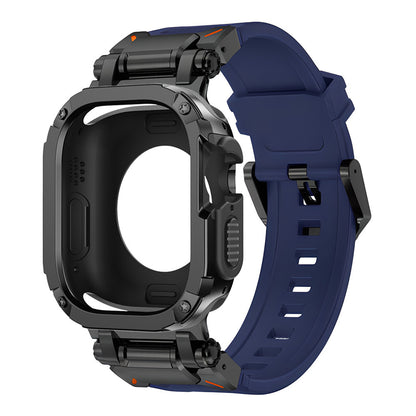 Explorer Tactical Fluoro Rubber Strape+ TPU+PC 2-in-1 Case For Apple Watch