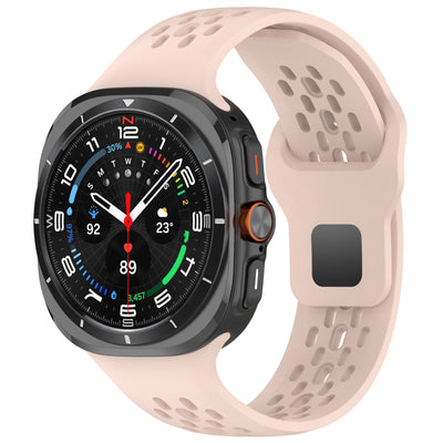Sports breathable silicone watch strap for Samsung Galaxy watch Ultra/Ultra2