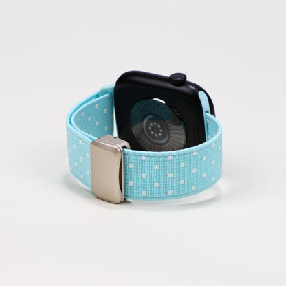 Polka Dot Magnetic Woven Nylon Strap for Apple Watch