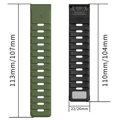 Sport Silicone Strap for Garmin Fenix 8 7X 7 5X 5 6