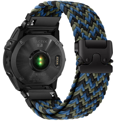 Nylon Braided Band For Garmin Fenix 6X 6 Pro 8 7 7X 5 5X Plus
