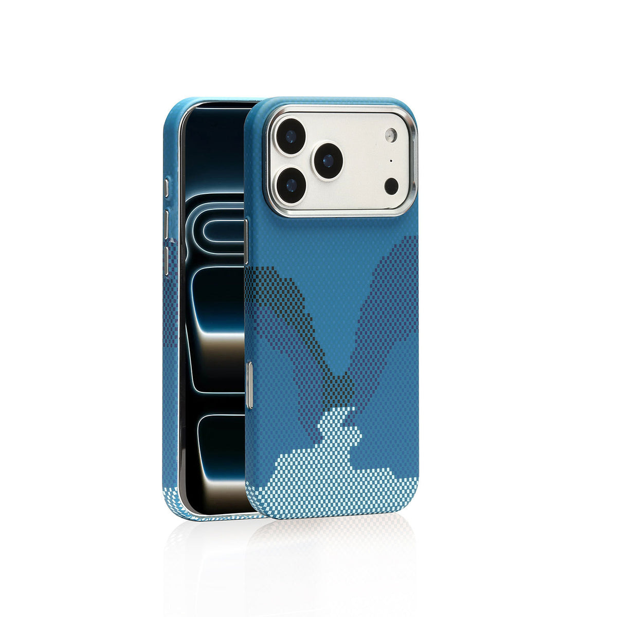 Magnetic Kevlar Carbon Fiber Pattern For iPhone