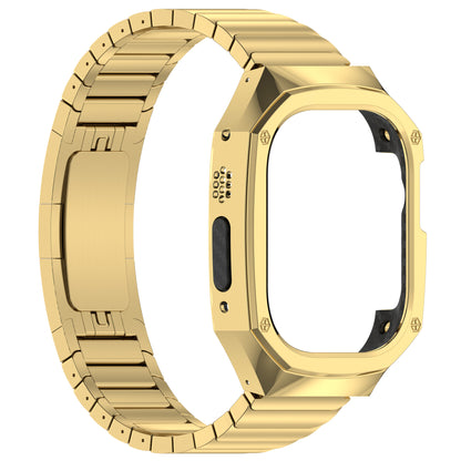 Stainless Steel Band With Case For Apple Watch