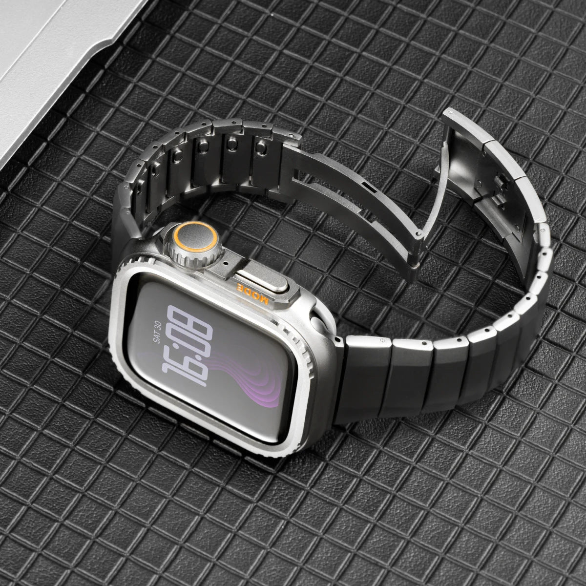 Curved quick-release Link Bracelet For Apple Watch