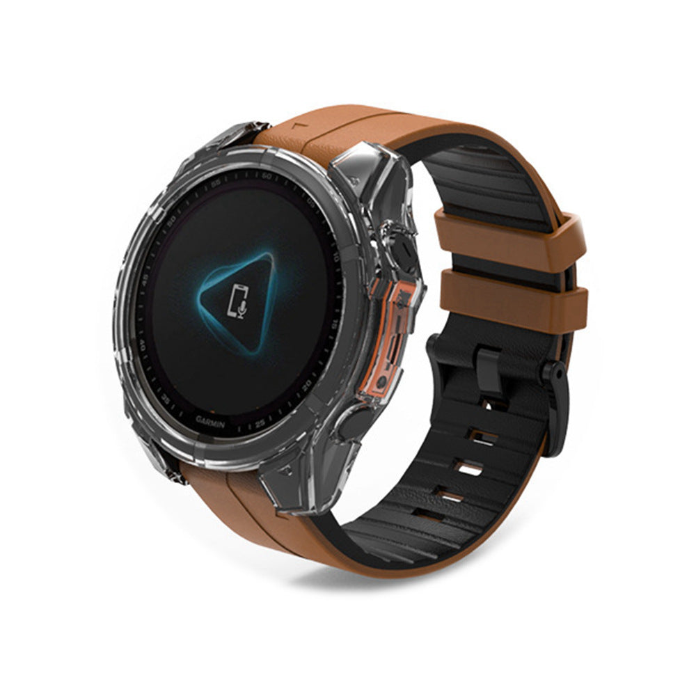 TPU Shockproof Bumper Protective Case Cover For Garmin Fenix 8/7/6/5/Forerunner /Venu4/3