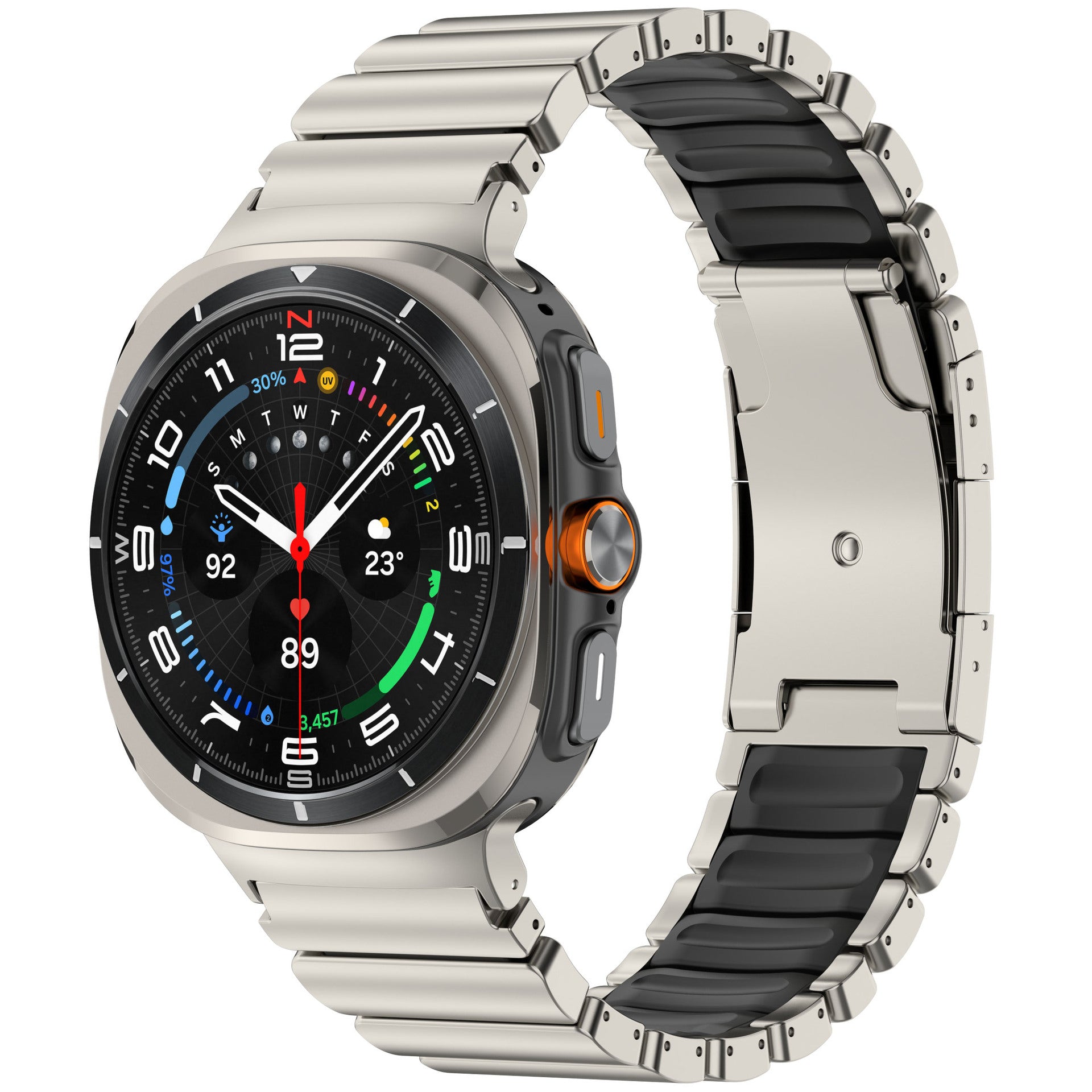 Titanium Band +FKM For Samsung Galaxy Watch