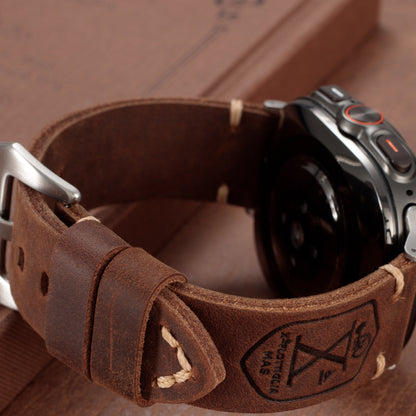 Vintage Leather Band For Samsung Galaxy Watch 8 Classic/Samsung Watch Ultra/ 8 /7/6 /5 Pro/5/4