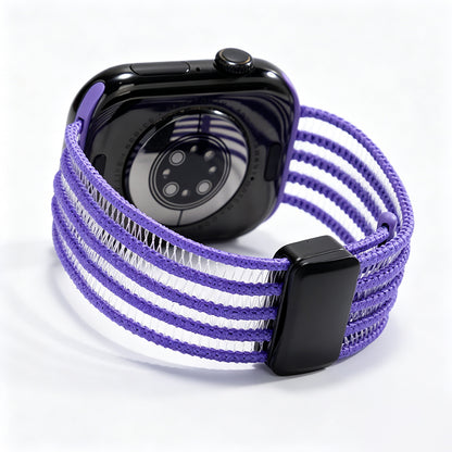 Fish Silk Mesh Breathable Magnetic Soft Strap For Apple Watch