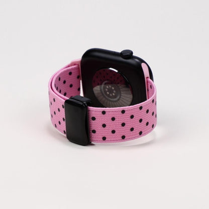 Polka Dot Magnetic Woven Nylon Strap for Apple Watch