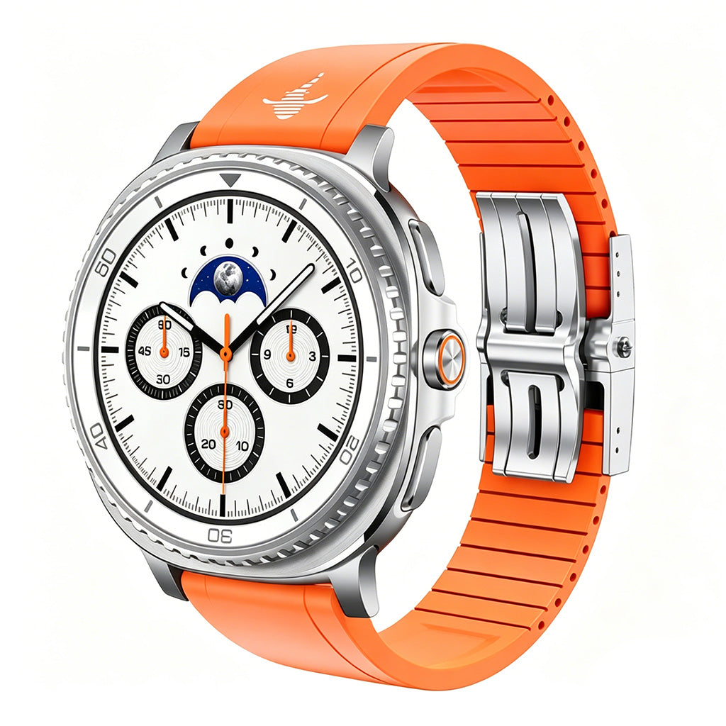 Luxury FKM Rubber Strap for Samsung- The Shark Edition