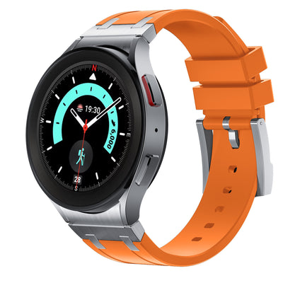 NEW AP Thick Silicone Band With Titanium Adapter For Samsung