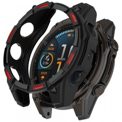 TPU Hollow Half Wrapped Watch Cover - For Garmin Fenix 8