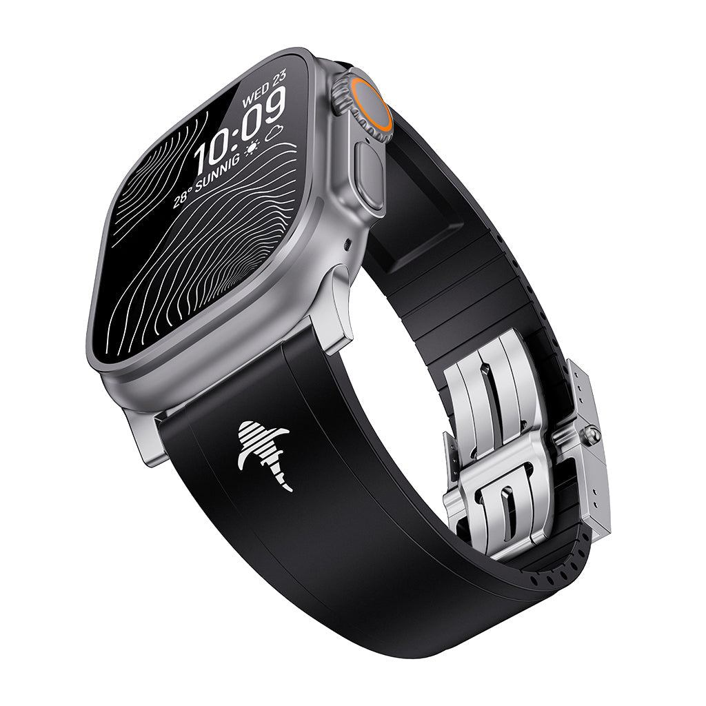 Luminous Great White Shark FKM Rubber Strap