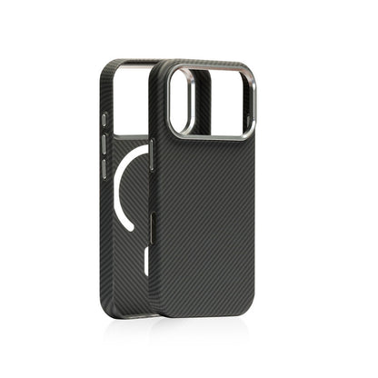 Magnetic Kevlar Carbon Fiber Pattern For iPhone