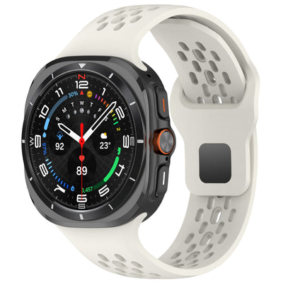 Sports breathable silicone watch strap for Samsung Galaxy watch Ultra/Ultra2