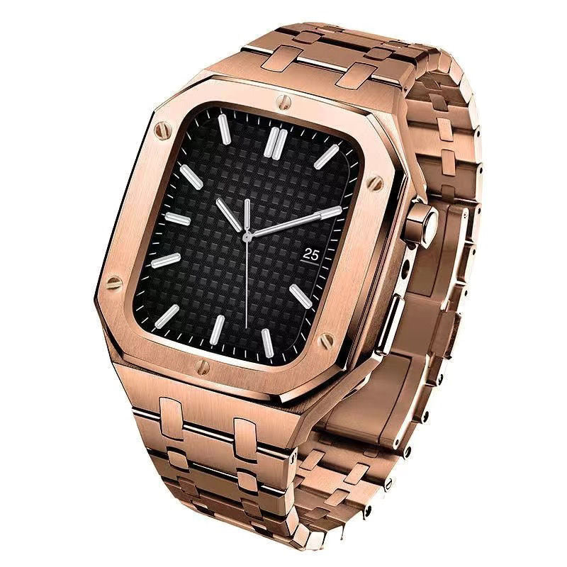 AP Stainless Steel Band Stainless Steel Case Retrofit Kit For Apple Watch