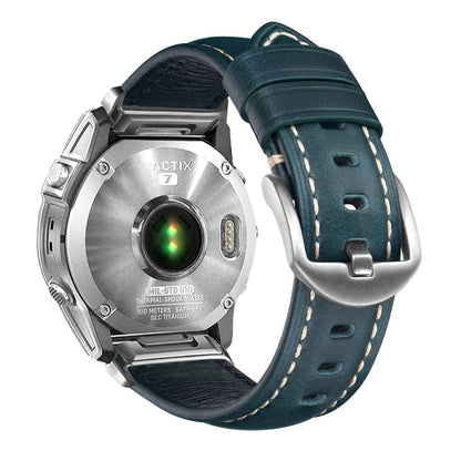 Nappa Leather Watch Band For Garmin