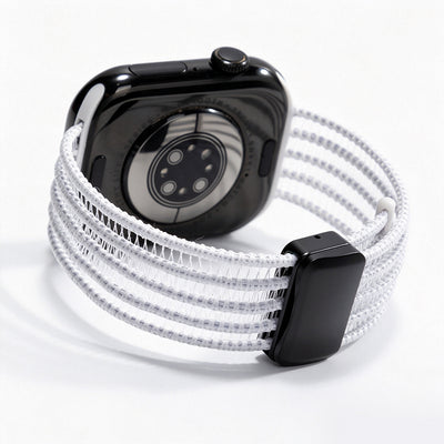 Fish Silk Mesh Breathable Magnetic Soft Strap For Apple Watch