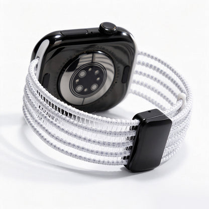 Fish Silk Mesh Breathable Magnetic Soft Strap For Apple Watch