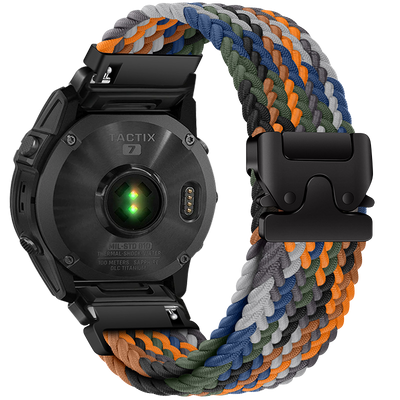 Nylon Braided Band For Garmin Fenix 6X 6 Pro 8 7 7X 5 5X Plus
