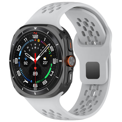 Sports breathable silicone watch strap for Samsung Galaxy watch Ultra/Ultra2