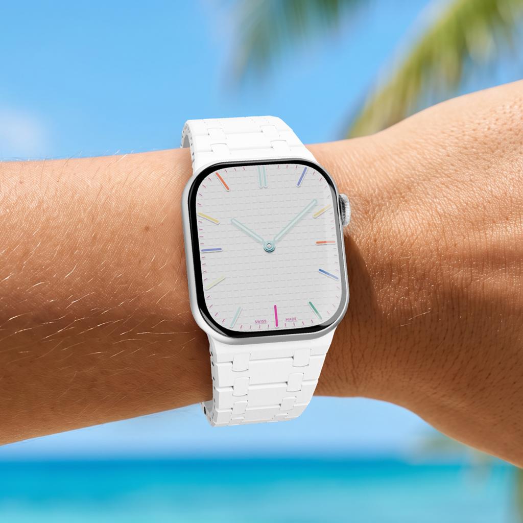 AP Style Zirconia Ceramic Apple Watch Band