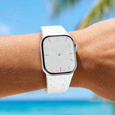 AP Style Zirconia Ceramic Apple Watch Band
