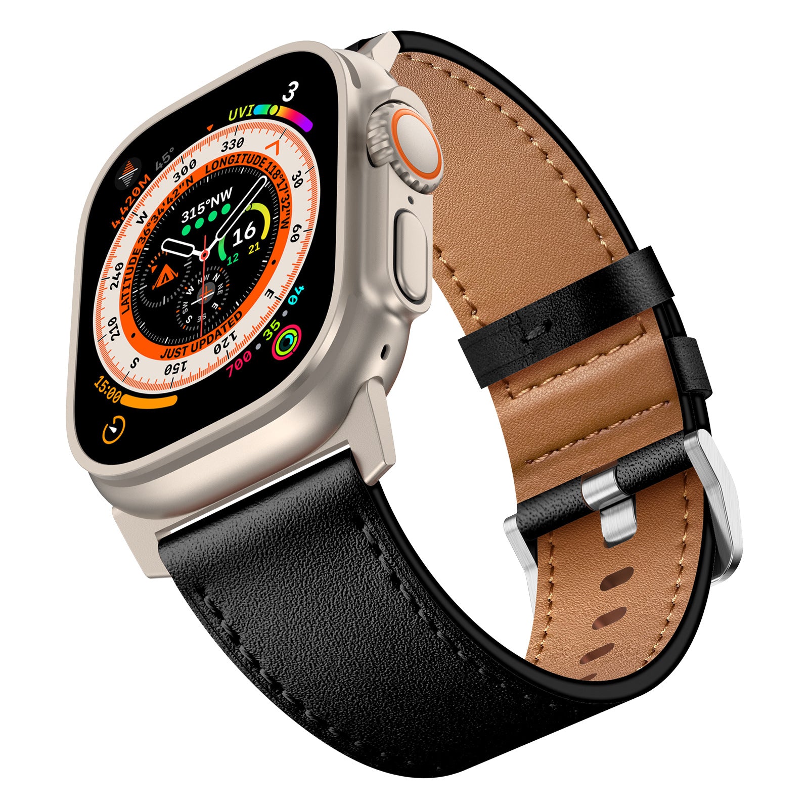 Wilderness Leather Band For Apple Watch