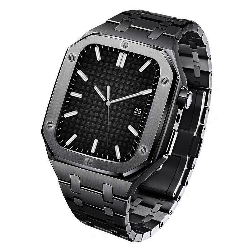 AP Stainless Steel Band Stainless Steel Case Retrofit Kit For Apple Watch
