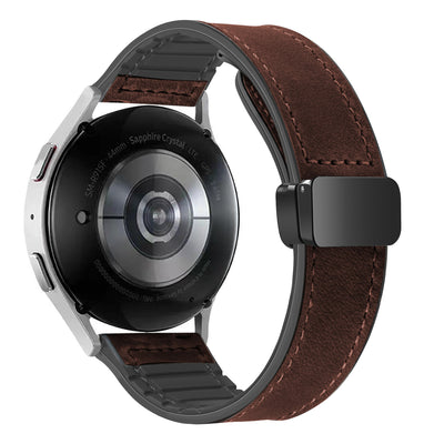 Silicone Magnetic Leather Strap For Samsung Samsung Galaxy Watch