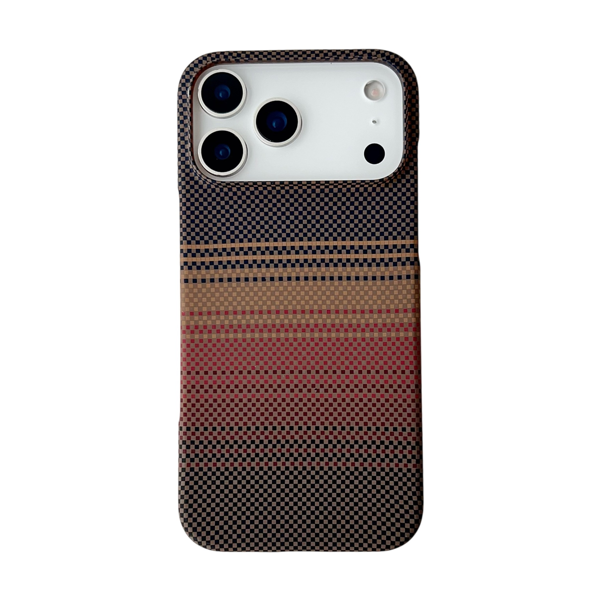 Magnetic Kevlar Carbon Fiber Pattern For iPhone