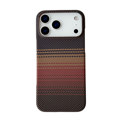 Magnetic Kevlar Carbon Fiber Pattern For iPhone
