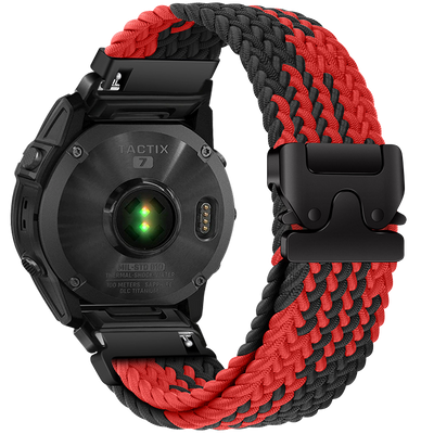 Nylon Braided Band For Garmin Fenix 6X 6 Pro 8 7 7X 5 5X Plus