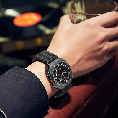 Outdoor Nylon Woven Watch Band for Samsung Galaxy Watch Ultra/Ultra2