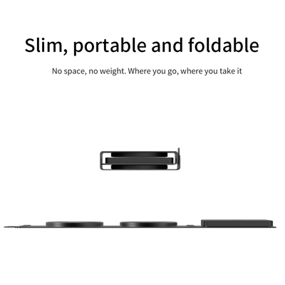T01-Fabric Storage 3 in 1 Mobile Phone Wireless Charger