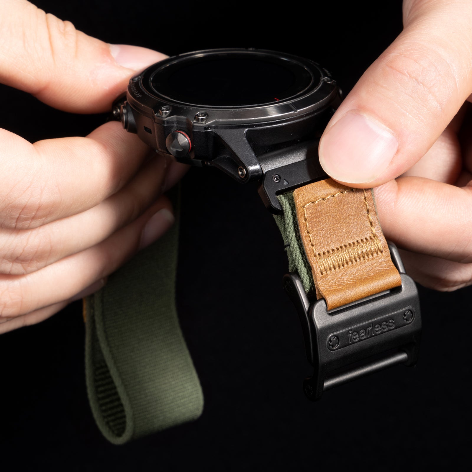 Mag Buckle Nylon Band For Garmin