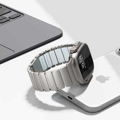 Ultra-Titanium +FKM Band Magnetic Clasp for Apple Watch