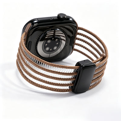 Fish Silk Mesh Breathable Magnetic Soft Strap For Apple Watch