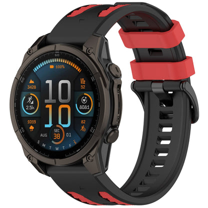 Two-tone Textured Silicone Watch Strap For Garmin