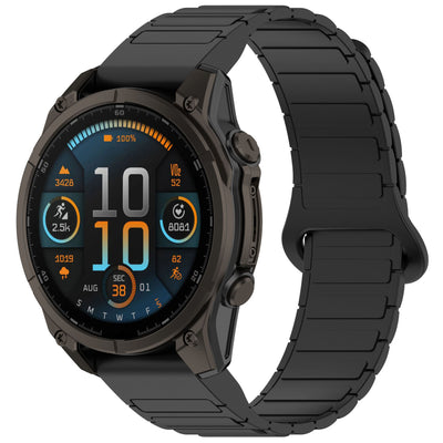 Silicone Magnetic Loop Band For Garmin Fenix 8 5X 6 Pro 6X 7 7X