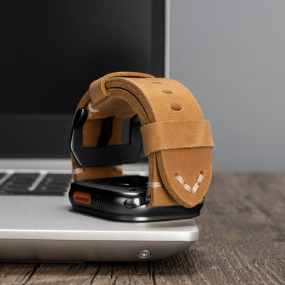 Vintage Leather Apple Watch Strap