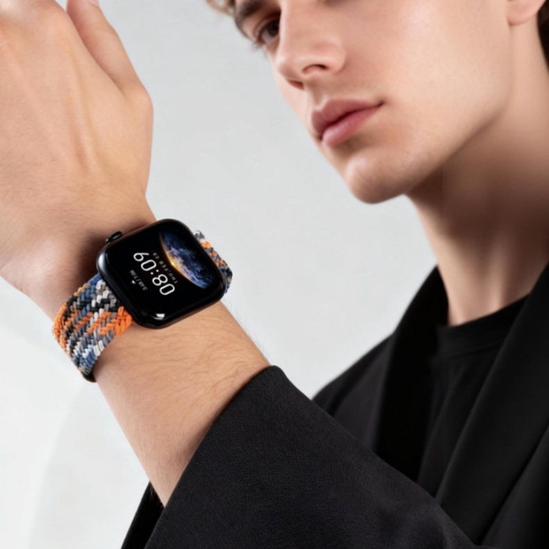 Modern style magnetic clasp breathable nylon strap For Apple Watch