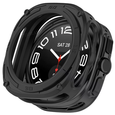 TPU Shockproof Protective Hollow Case Cover For Samsung Watch Ultra/Ultra2 47mm
