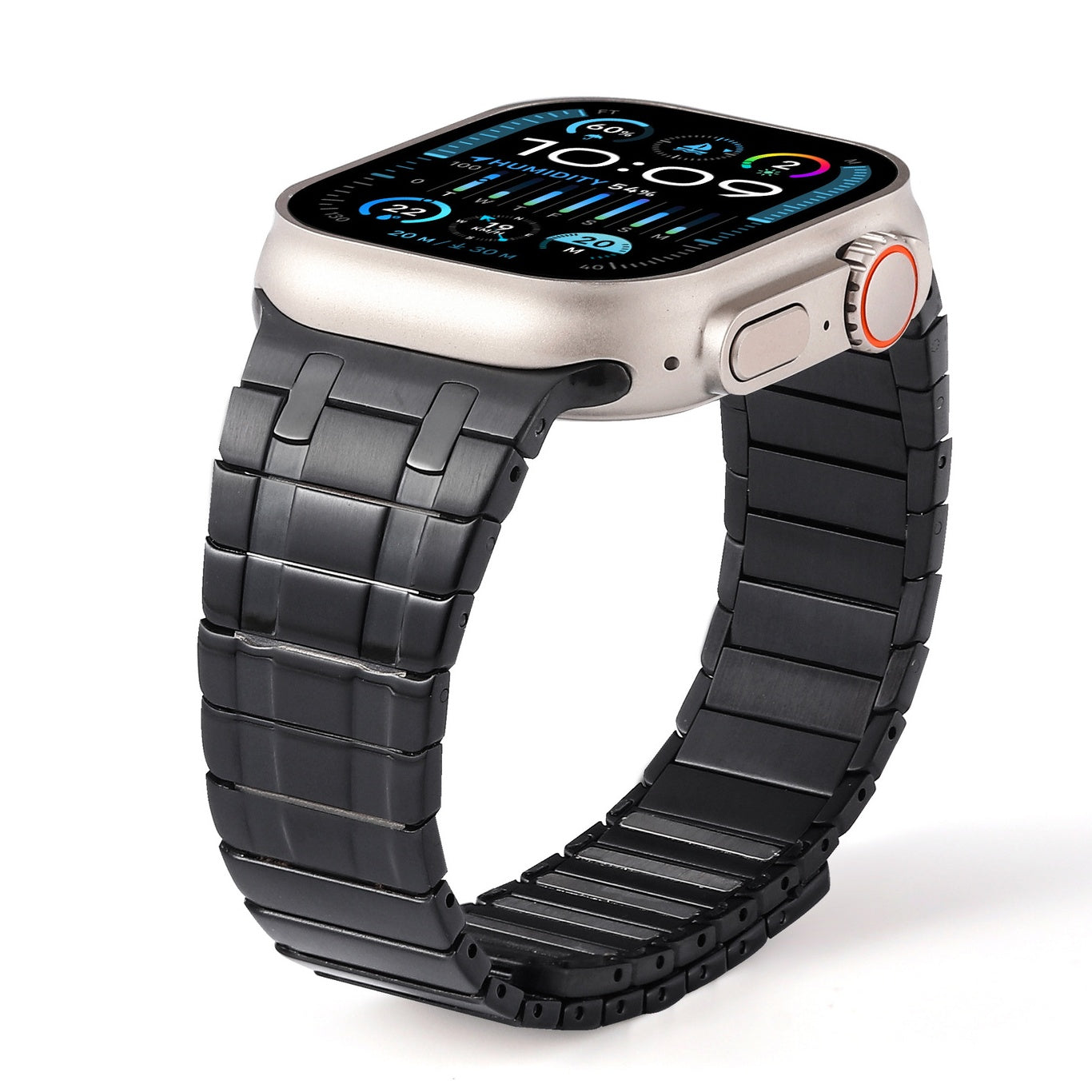 AP Frosted Stainless Steel Magnetic Band For Apple Watch