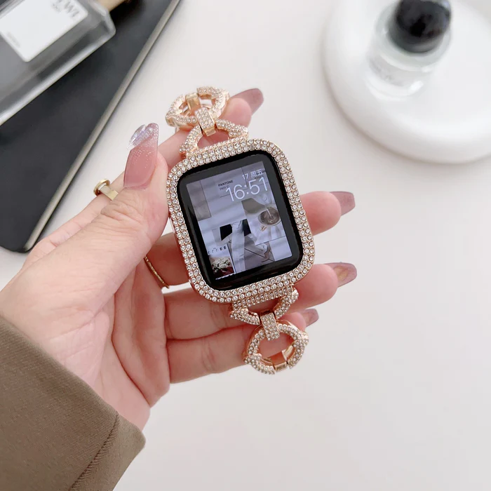 Bling Diamond Link Bracelet For Apple Watch