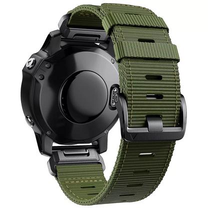 Tactical Outdoor Nylon Strap For Garmin Fenix 6X 6 Pro 8 7 7X 5 5X Plus