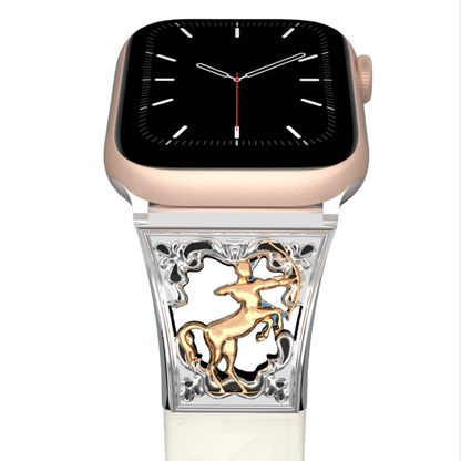 Metal Embossed Constellation Watch Strap For Apple Watch--Sagittarius