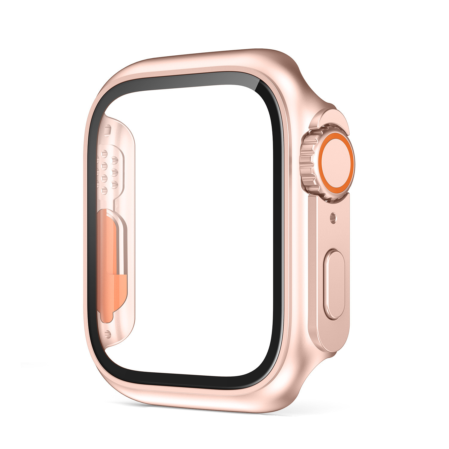 Ultra-thin & Waterproof Apple Watch Case with Tempered Glass Film